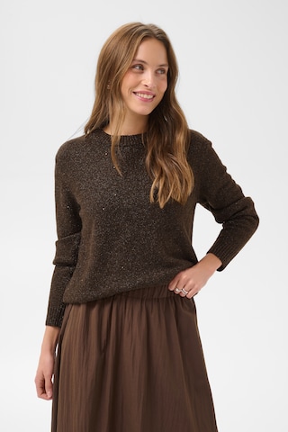 SAINT TROPEZ Pullover in Braun