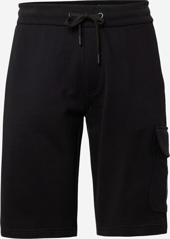 Calvin Klein Jeans - Regular Calças em preto: frente