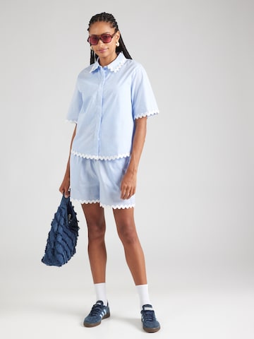 OBJECT Blouse 'OBJFIE' in Blue