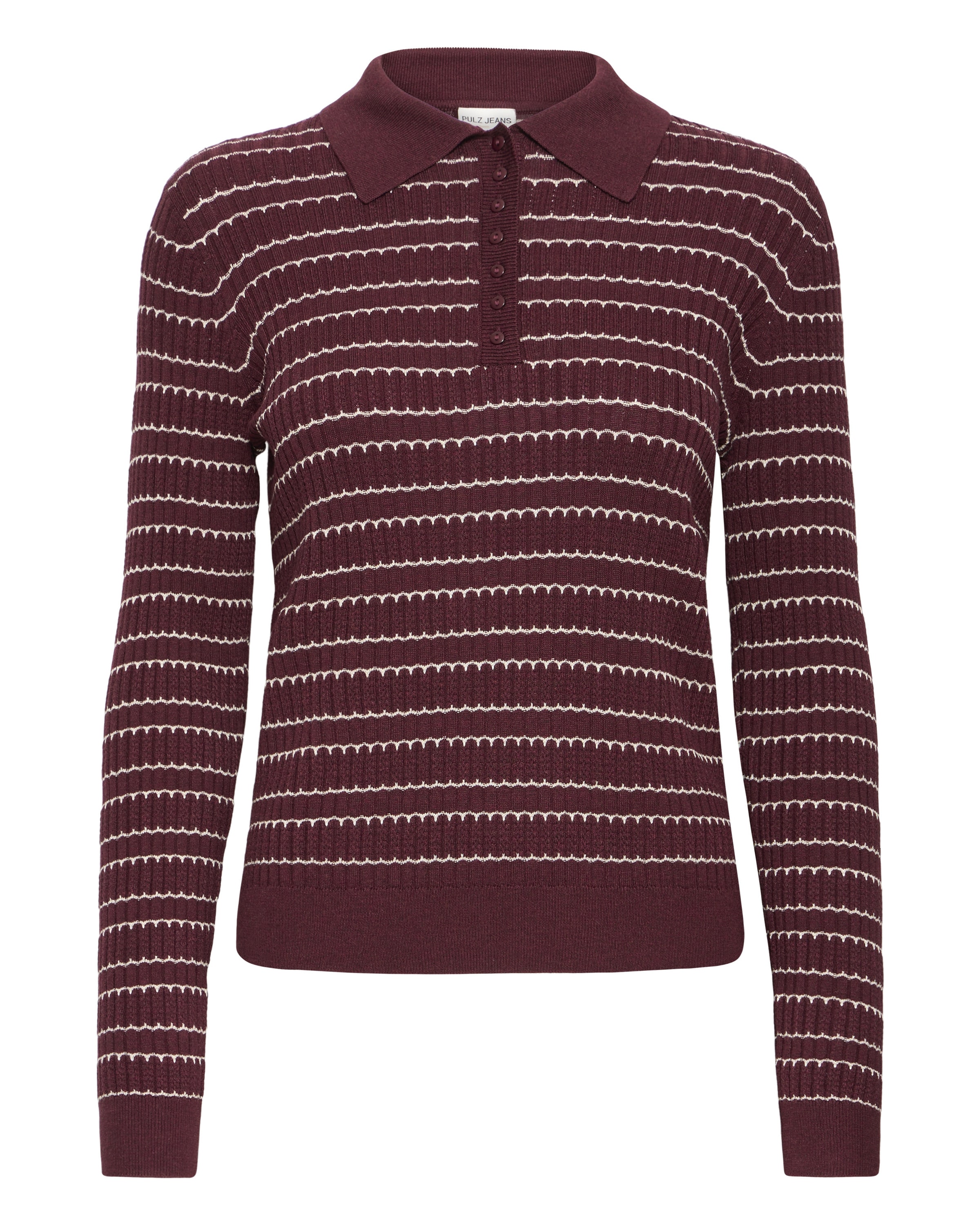 Pull-over 'SARA ' Pulz en rouge : devant