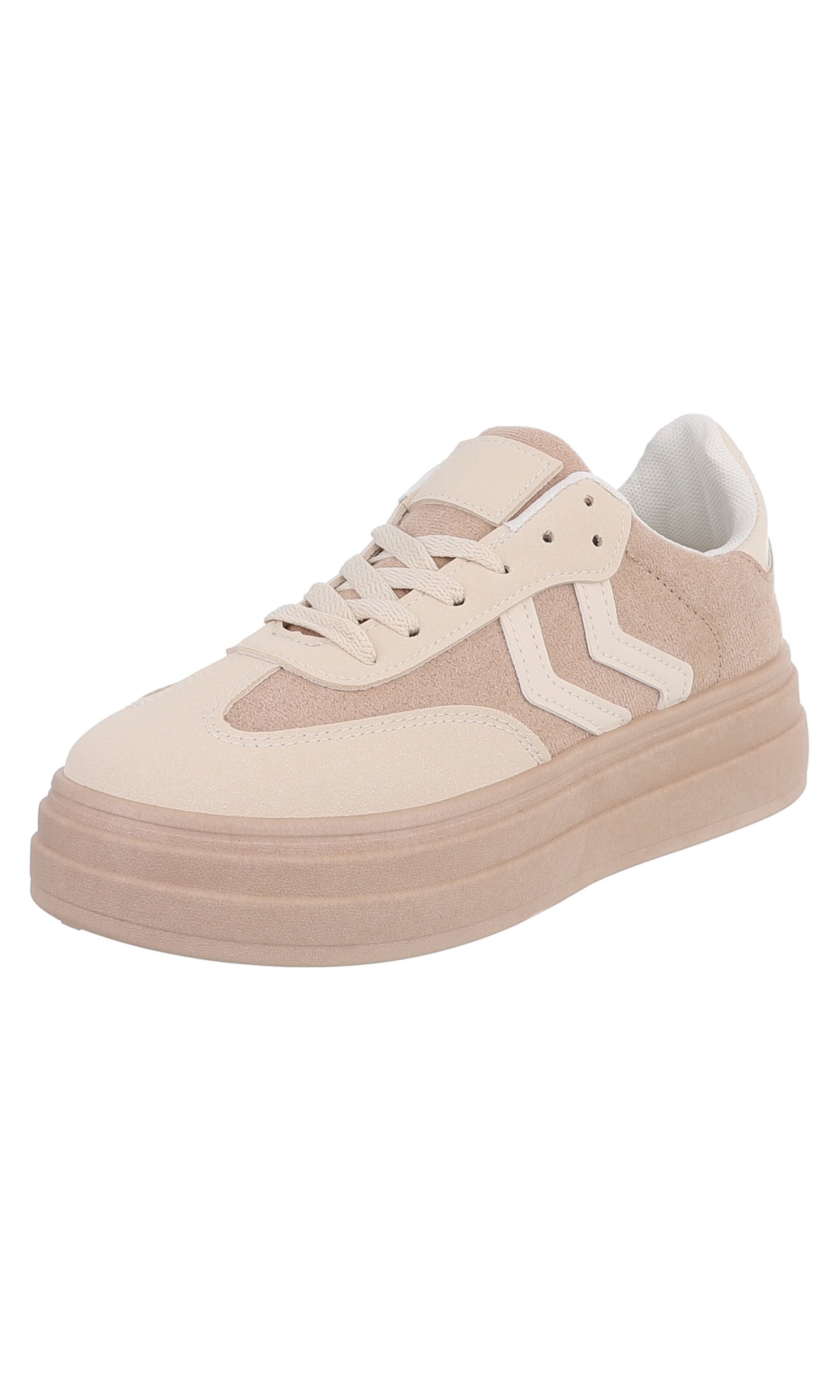Ital-Design Freizeitschuhe ' Sneakers Low ' in Beige: Vorderseite