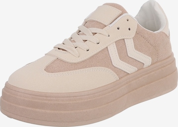 Ital-Design Freizeitschuhe ' Sneakers Low ' in Beige: Vorderseite