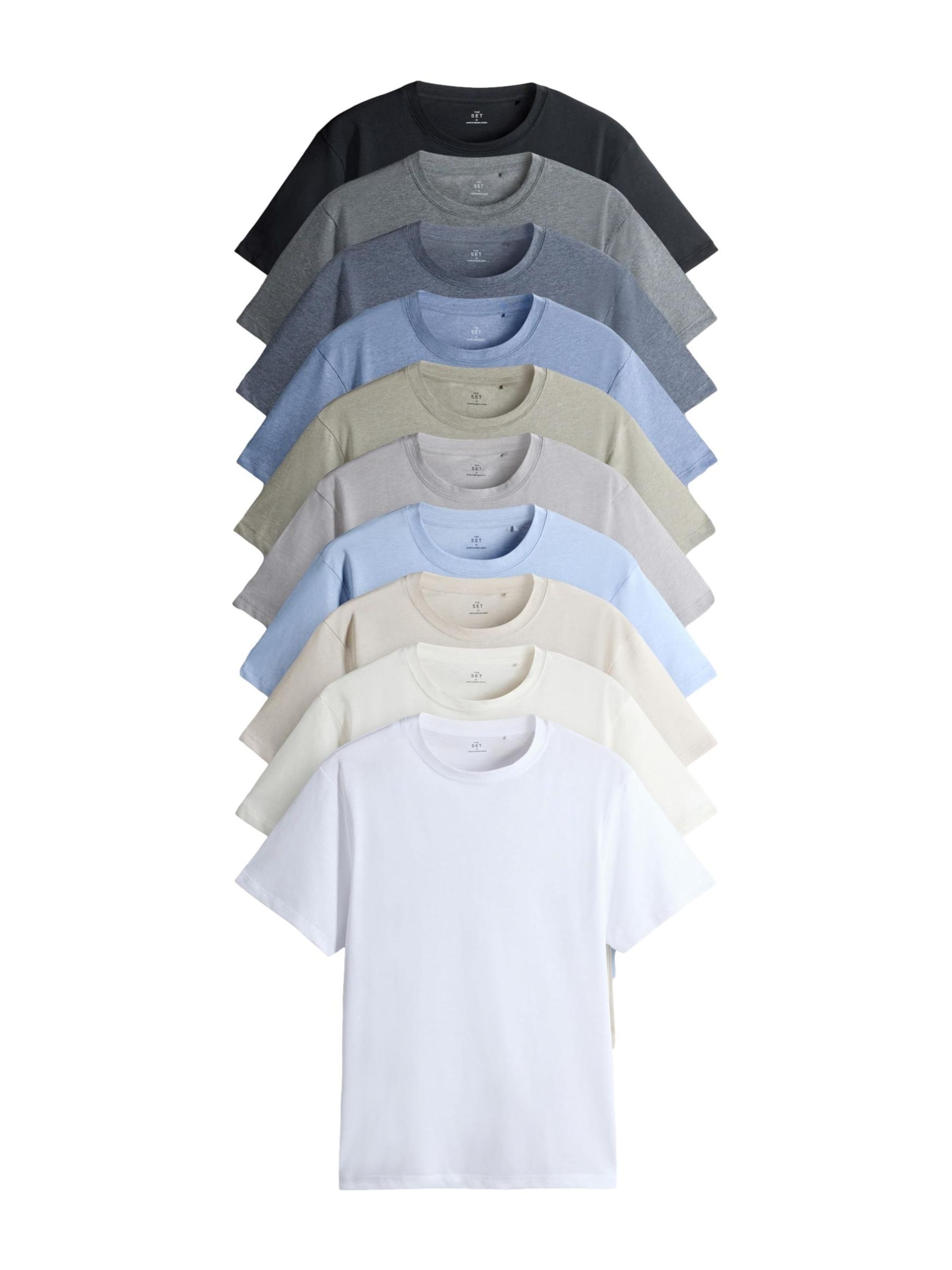 The Set T-shirt i beige: framsida