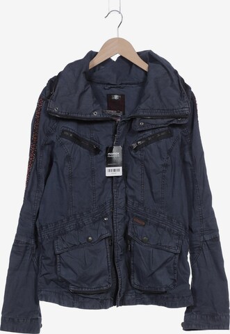 khujo Jacket & Coat in XXL in Blue: front