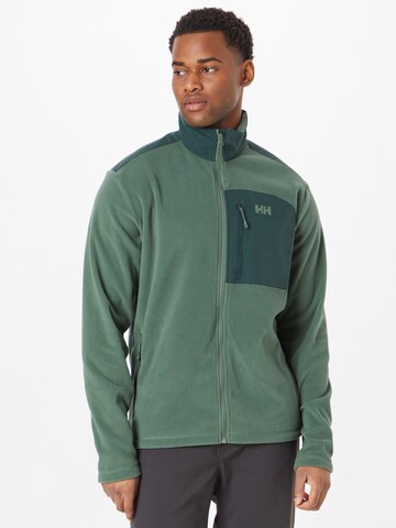 HELLY HANSEN Funktionele fleece-jas 'DAYBREAKER BLOCK JACKET' in Groen: voorkant