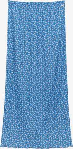 Pull&Bear Rok in Blauw: voorkant