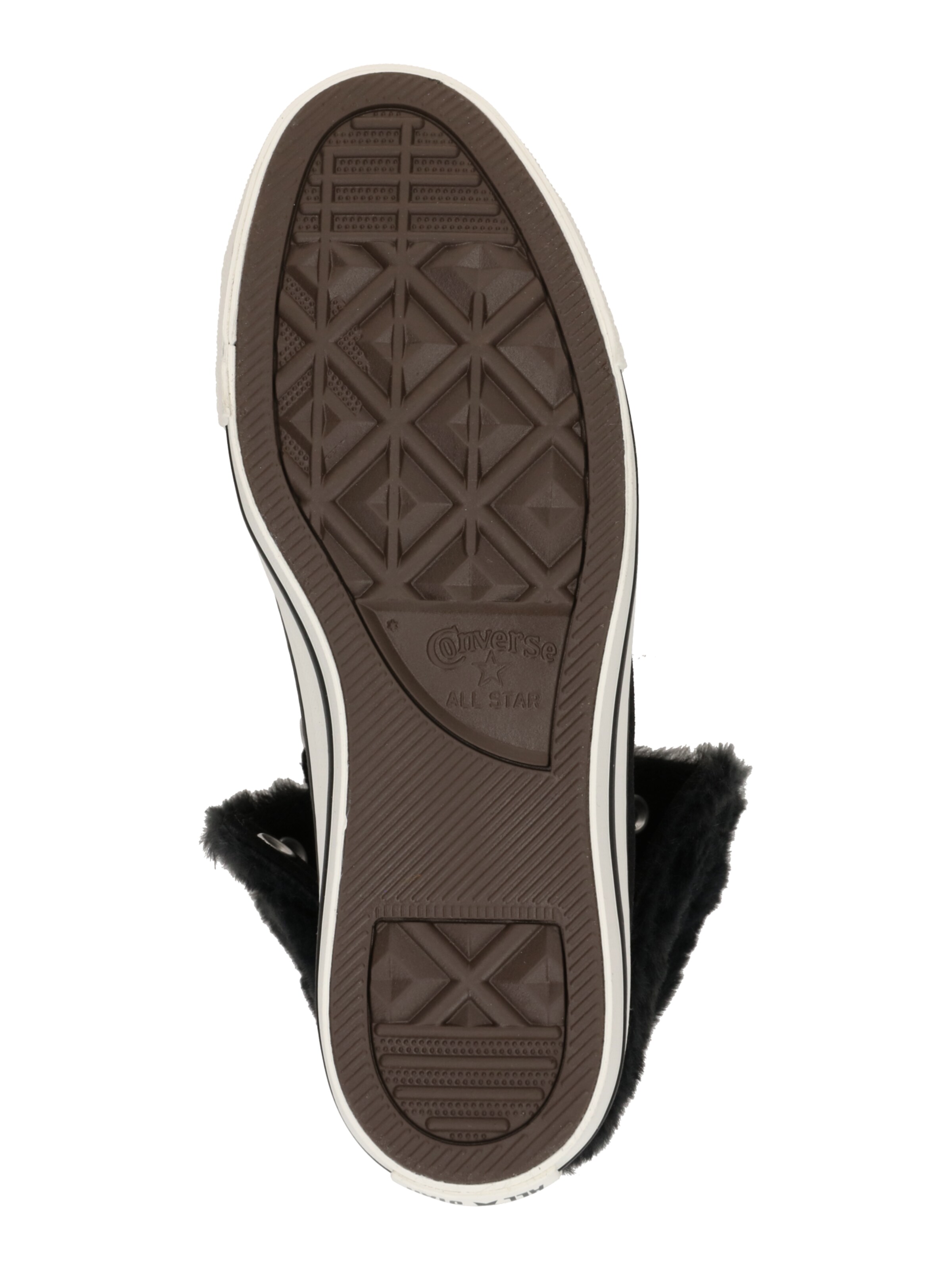 CONVERSE Visoke superge 'CTAS FOLD OVER' | črna barva