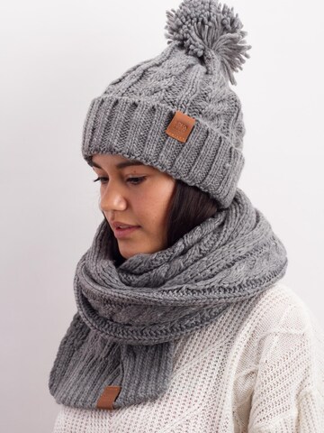 Manufaktur13 Beanie 'Rough Knit' in Grey