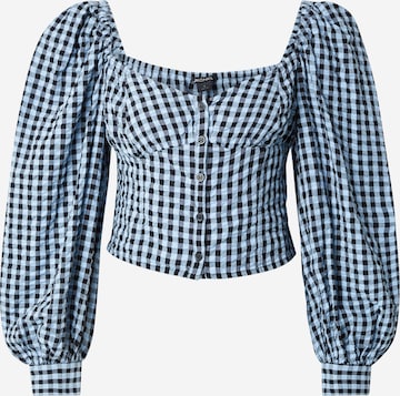 Chemisier Monki en bleu : devant