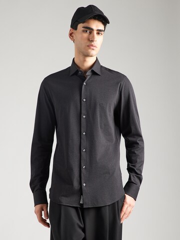 Michael Kors Slim fit Button Up Shirt in Grey: front