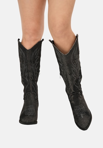 Salinyang Cowboylaarzen in Zwart