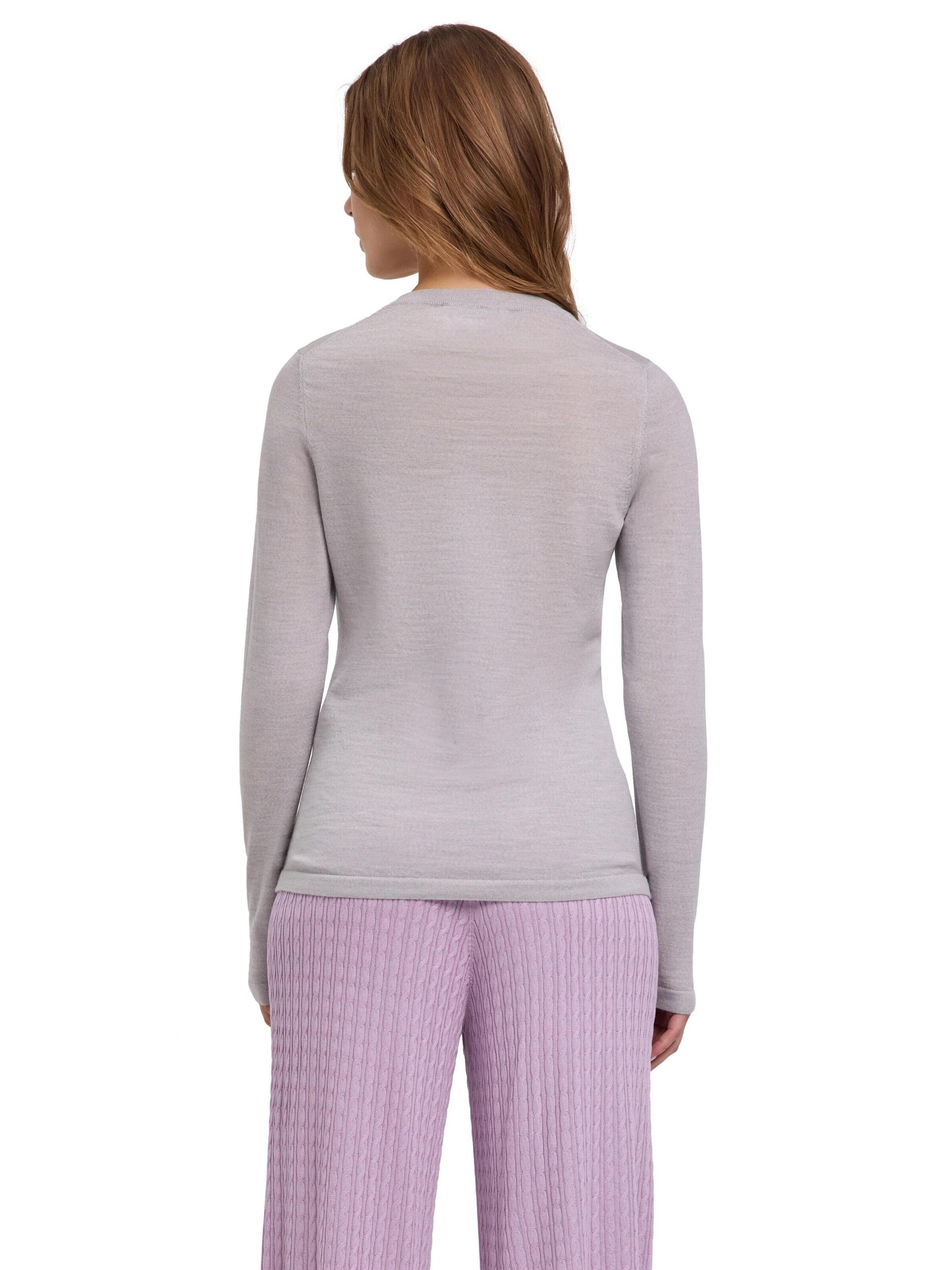 FALKE Pullover 'Pure Merino Wool' in Grau