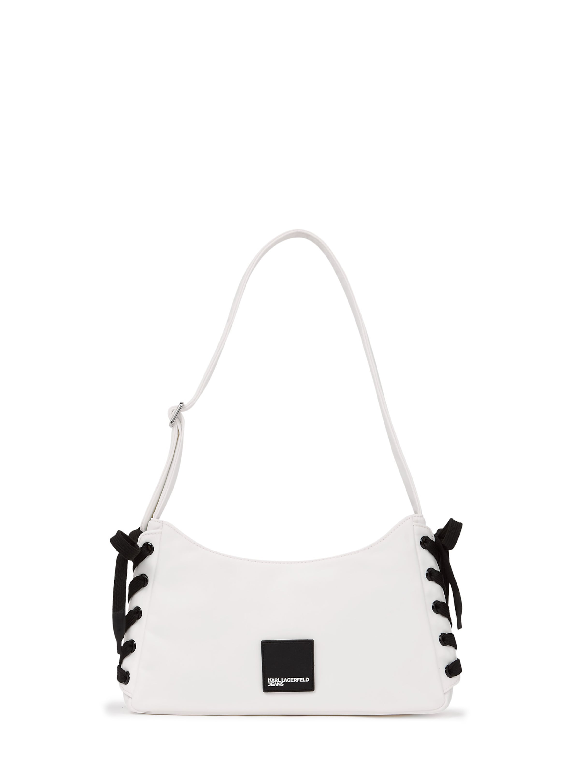 Borsa a spalla di KARL LAGERFELD JEANS in bianco: frontale