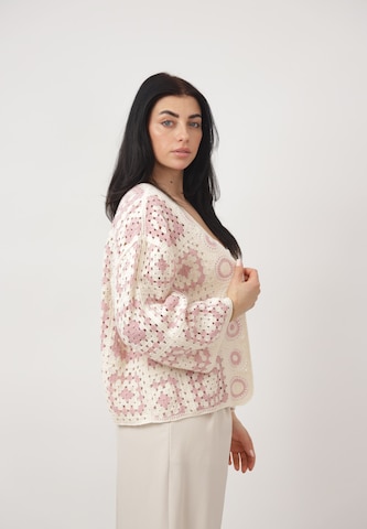Cardigan Elara en rose