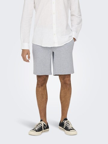 Only & Sons Regular Shorts 'Mark' in Grau: predná strana