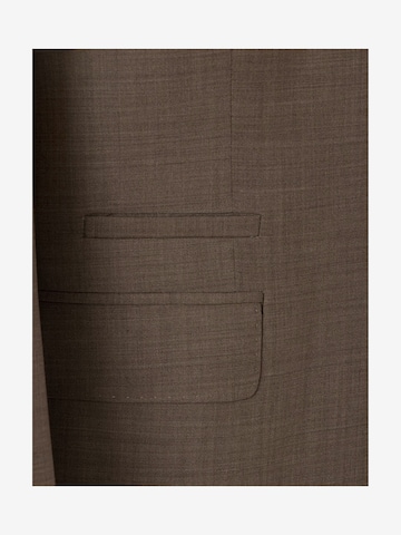 BENVENUTO Slim fit Suit 'Romeo Nero' in Brown