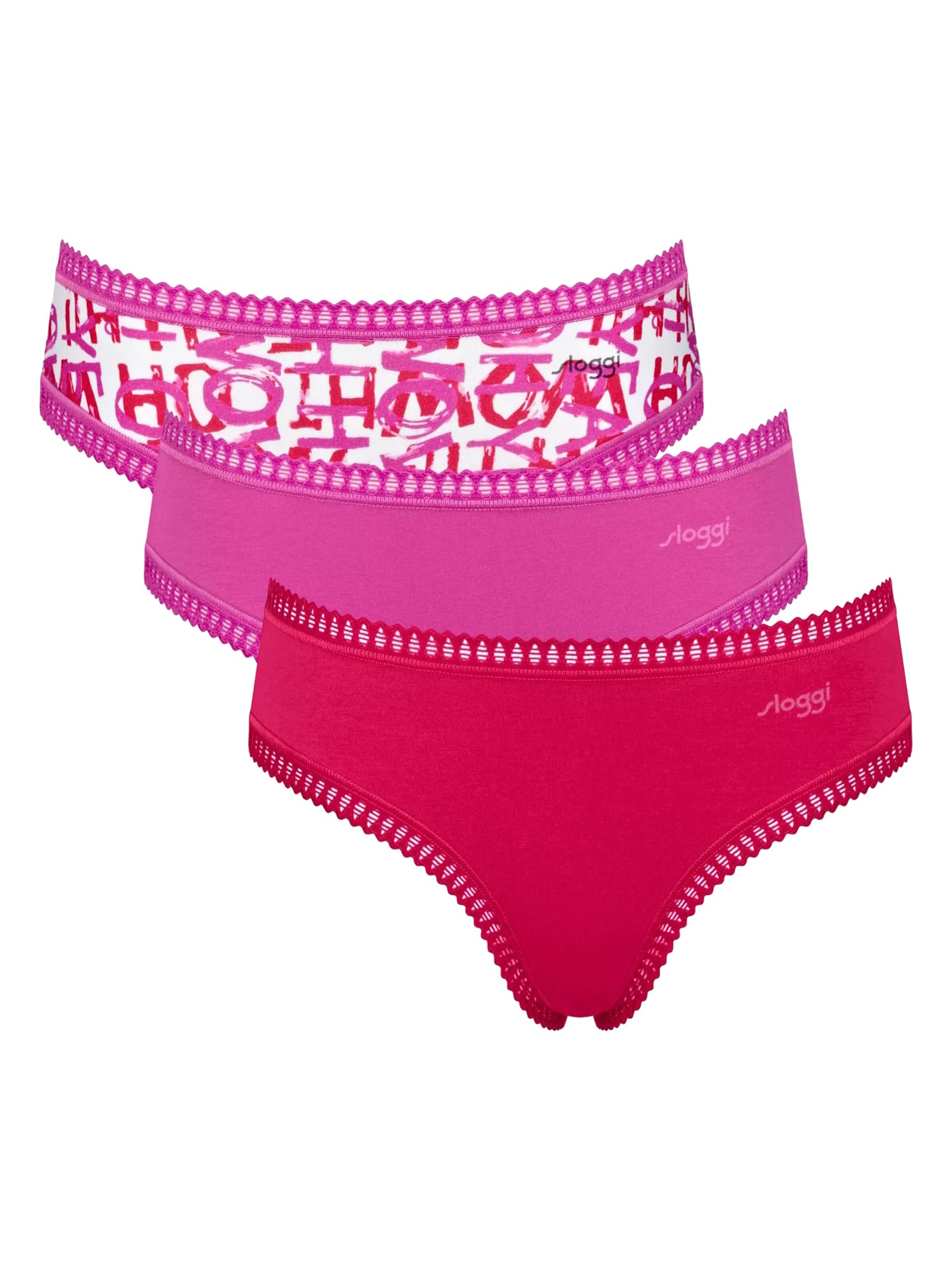 SLOGGI - Cueca 'Go Crush' em mistura de cores: frente