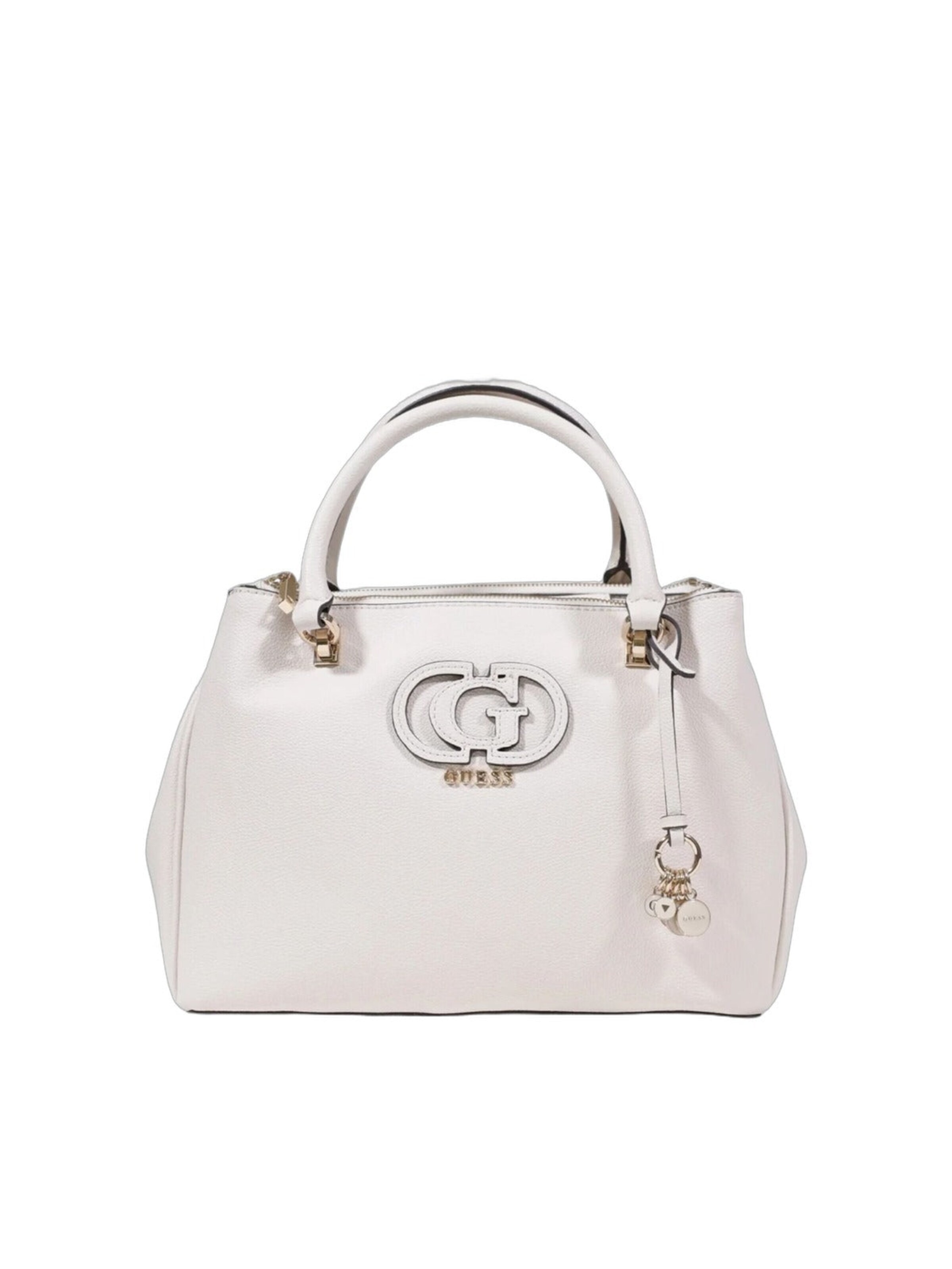GUESS - Bolso de hombro 'Guess Sacs à main Silvye Bucket Off White' en blanco: frente