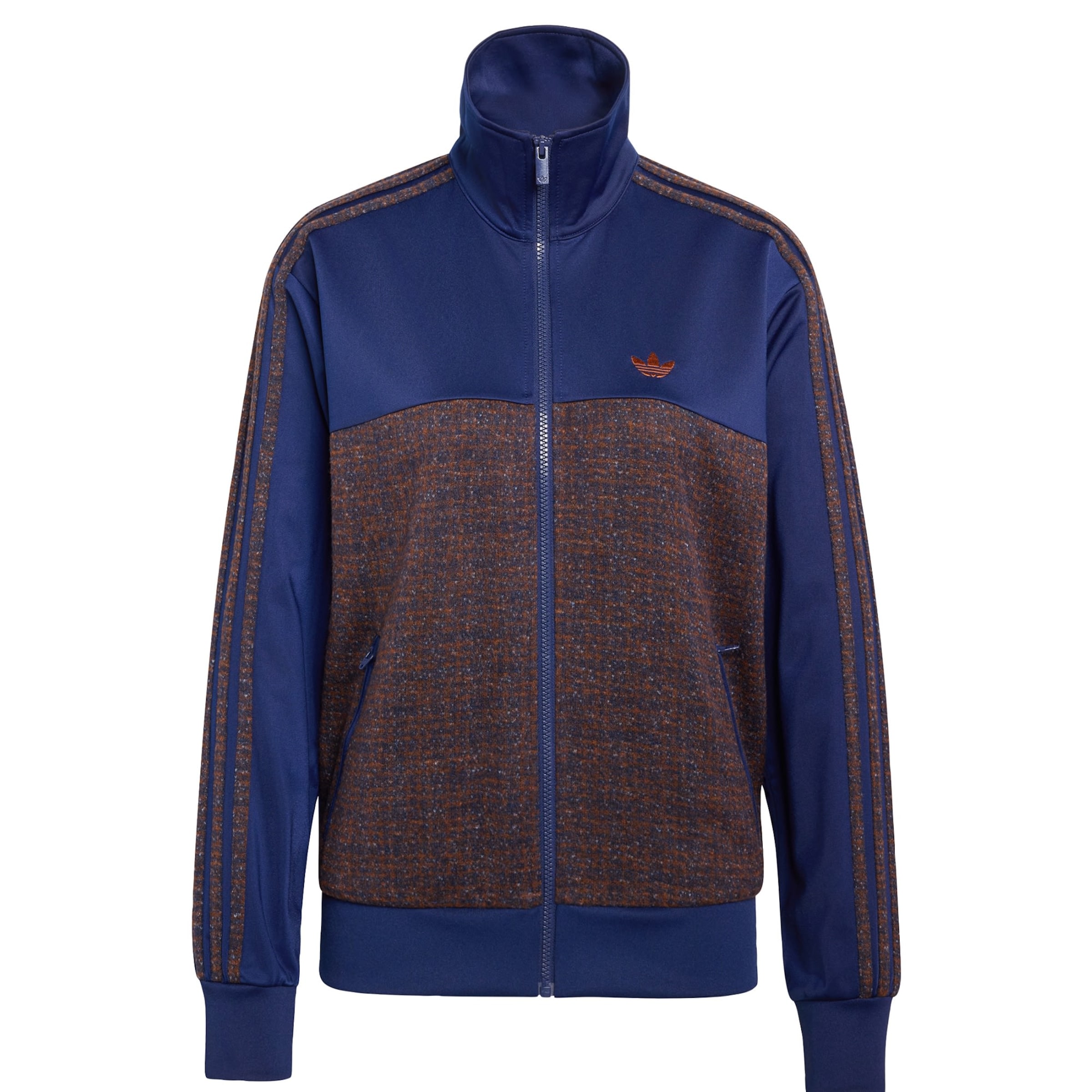 ADIDAS ORIGINALS - Casaco em moletão 'Firebird' em azul: frente