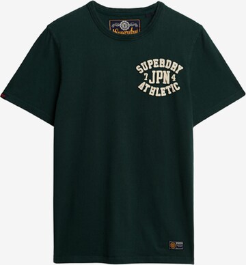 T-Shirt Superdry en vert : devant