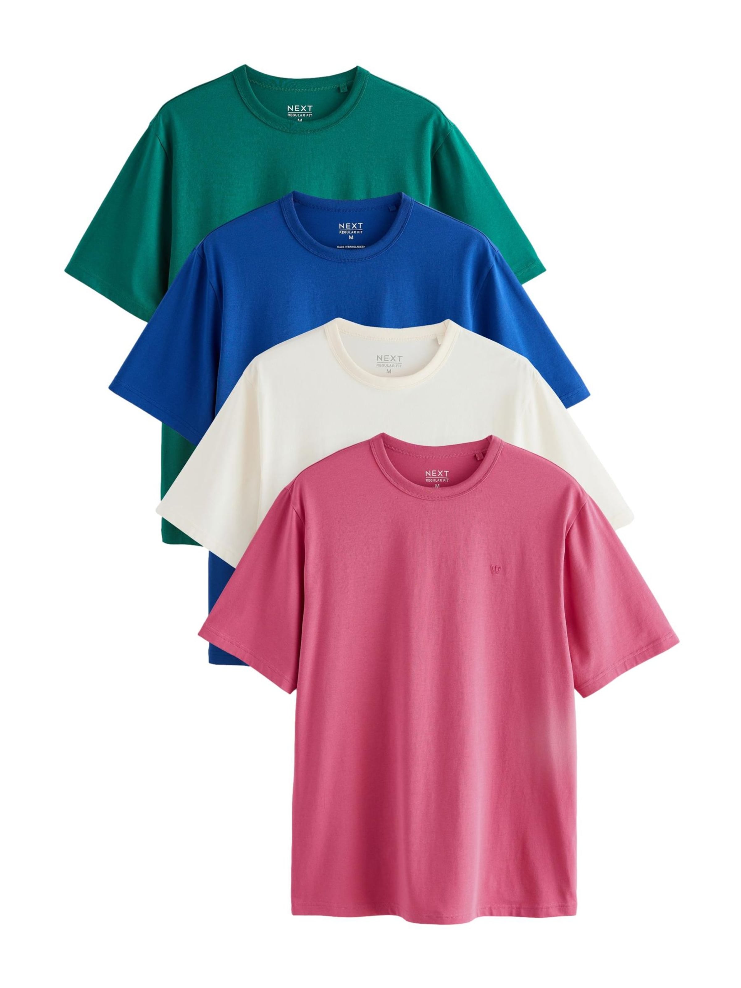 T-Shirt Next en bleu : devant