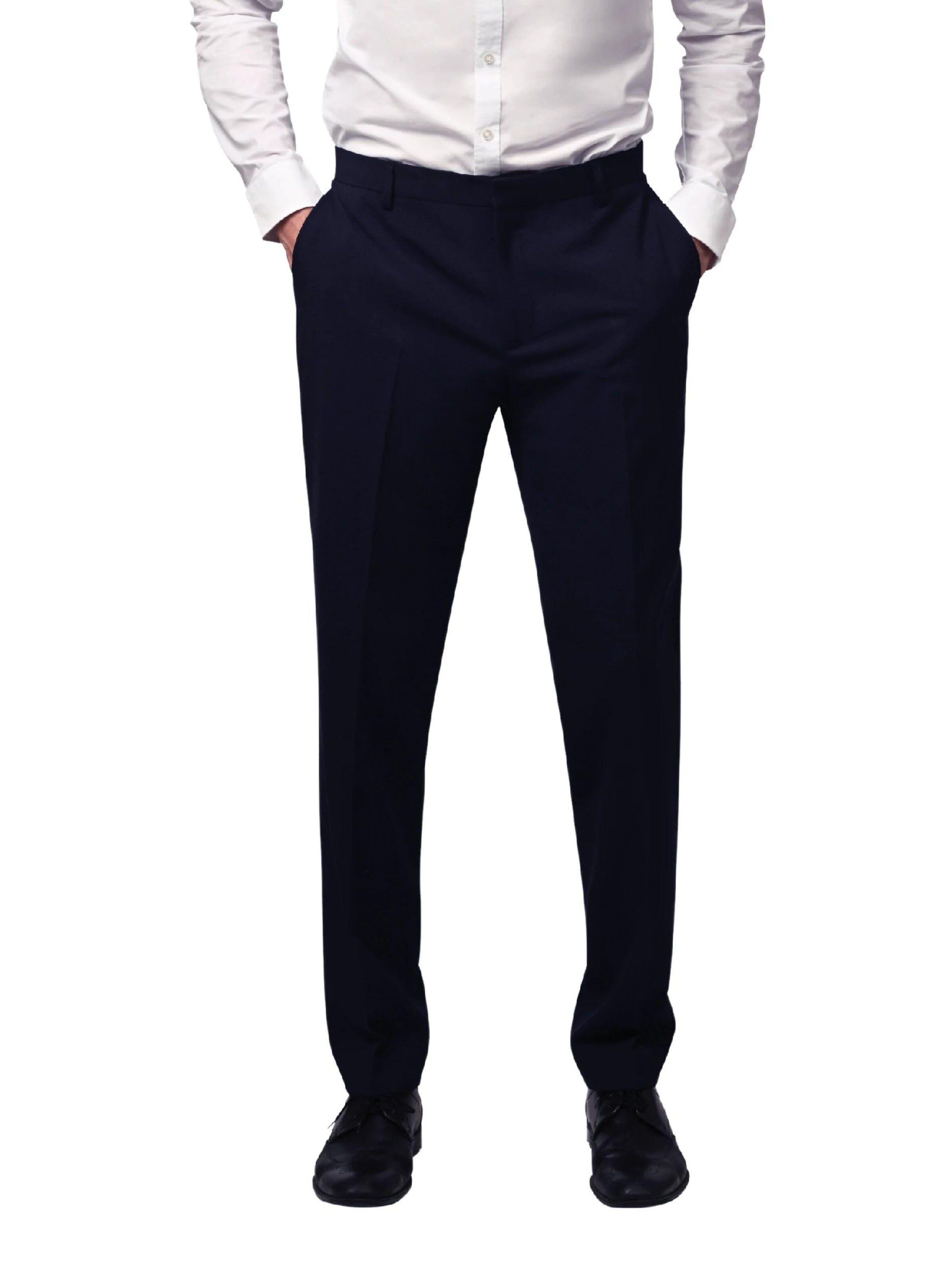 Hirschthal Regular Trousers with creases in Blue