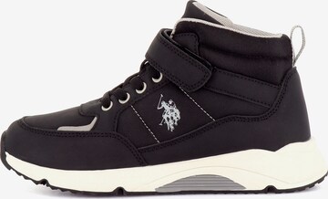 Baskets 'Jordy' US POLO ASSN. en noir : devant