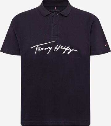 Tricou 'Signature' de la TOMMY HILFIGER pe albastru: față