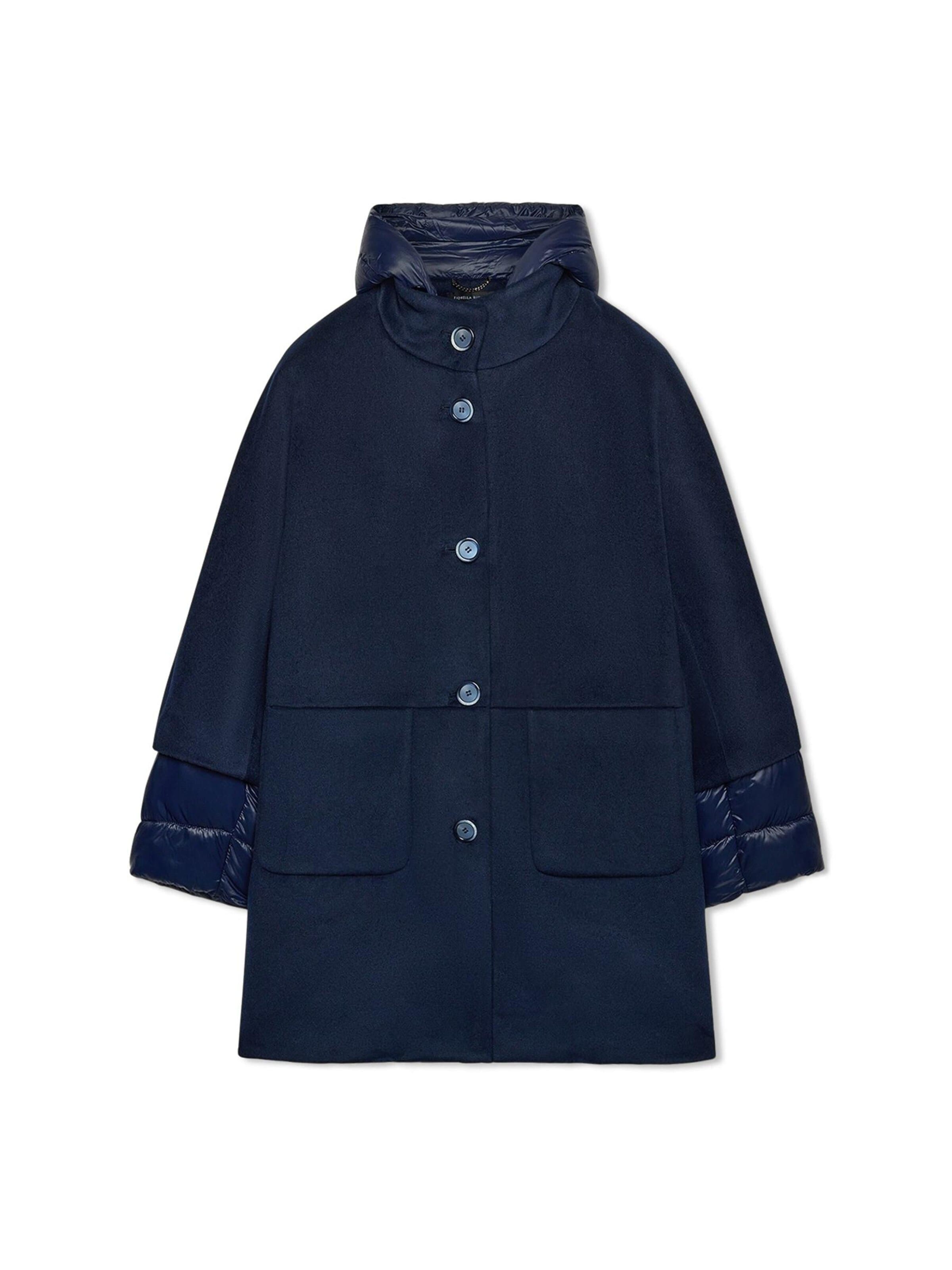 Fiorella Rubino Tussenmantel in Blauw: voorkant