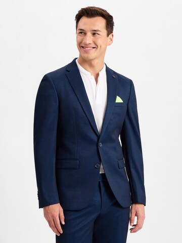 Finshley & Harding London Slim fit Suit Jacket in Blue: front