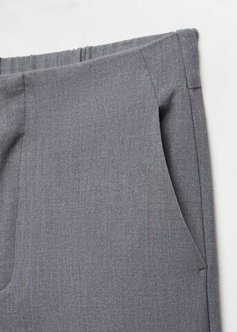 MANGO Regular Pleated Pants 'Cindy' in Grey