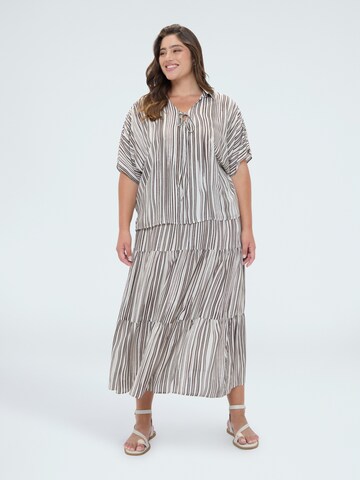Camicia da donna di Fiorella Rubino in marrone