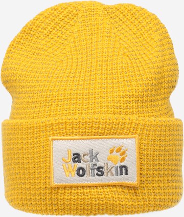 JACK WOLFSKIN Sportovní čepice 'NIGHT HAWK' – žlutá