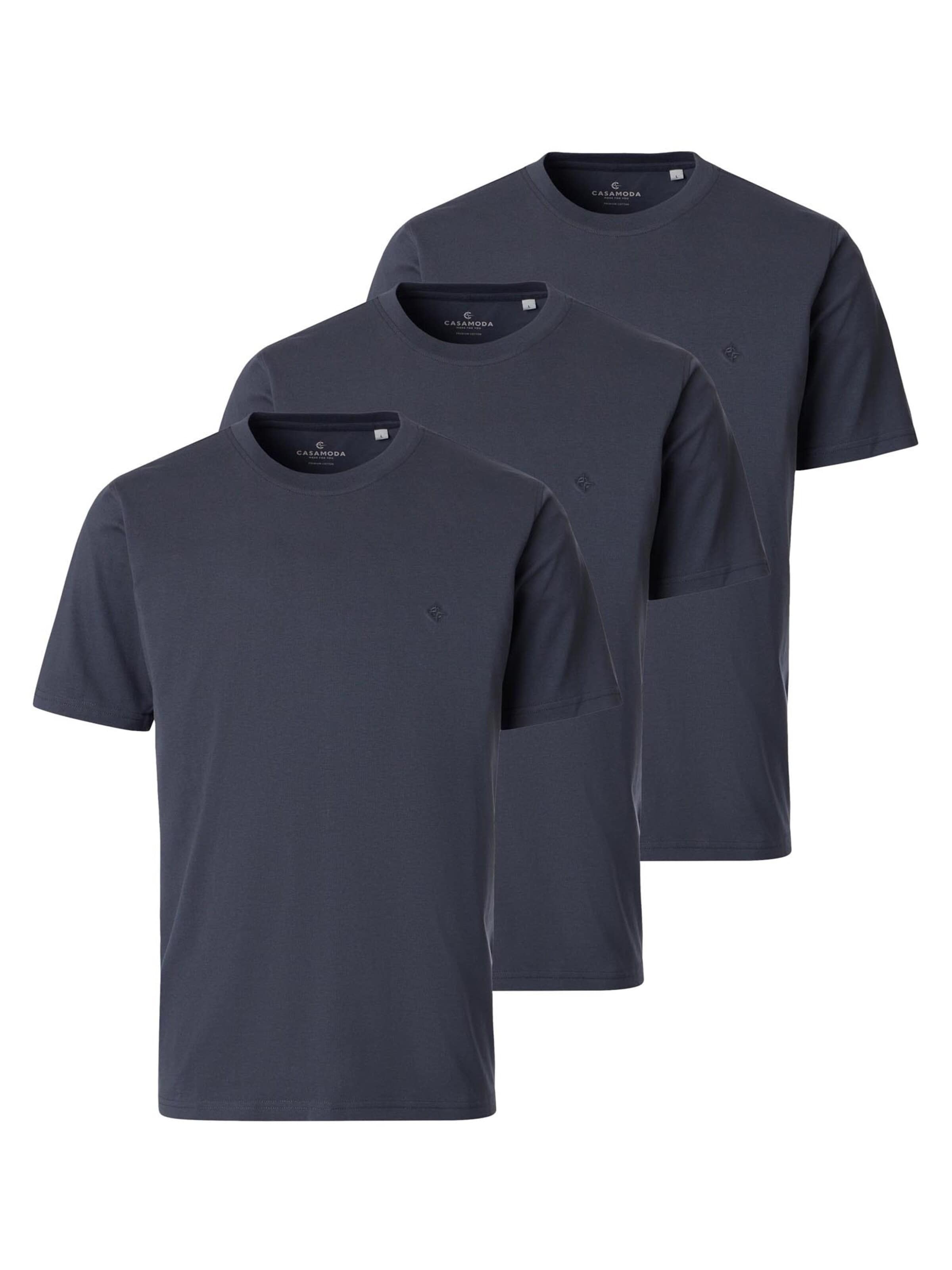 CASAMODA Shirt 'Basic' in Grey: front