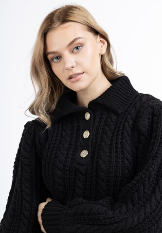 DreiMaster Vintage Пуловер 'Naemi' в черно