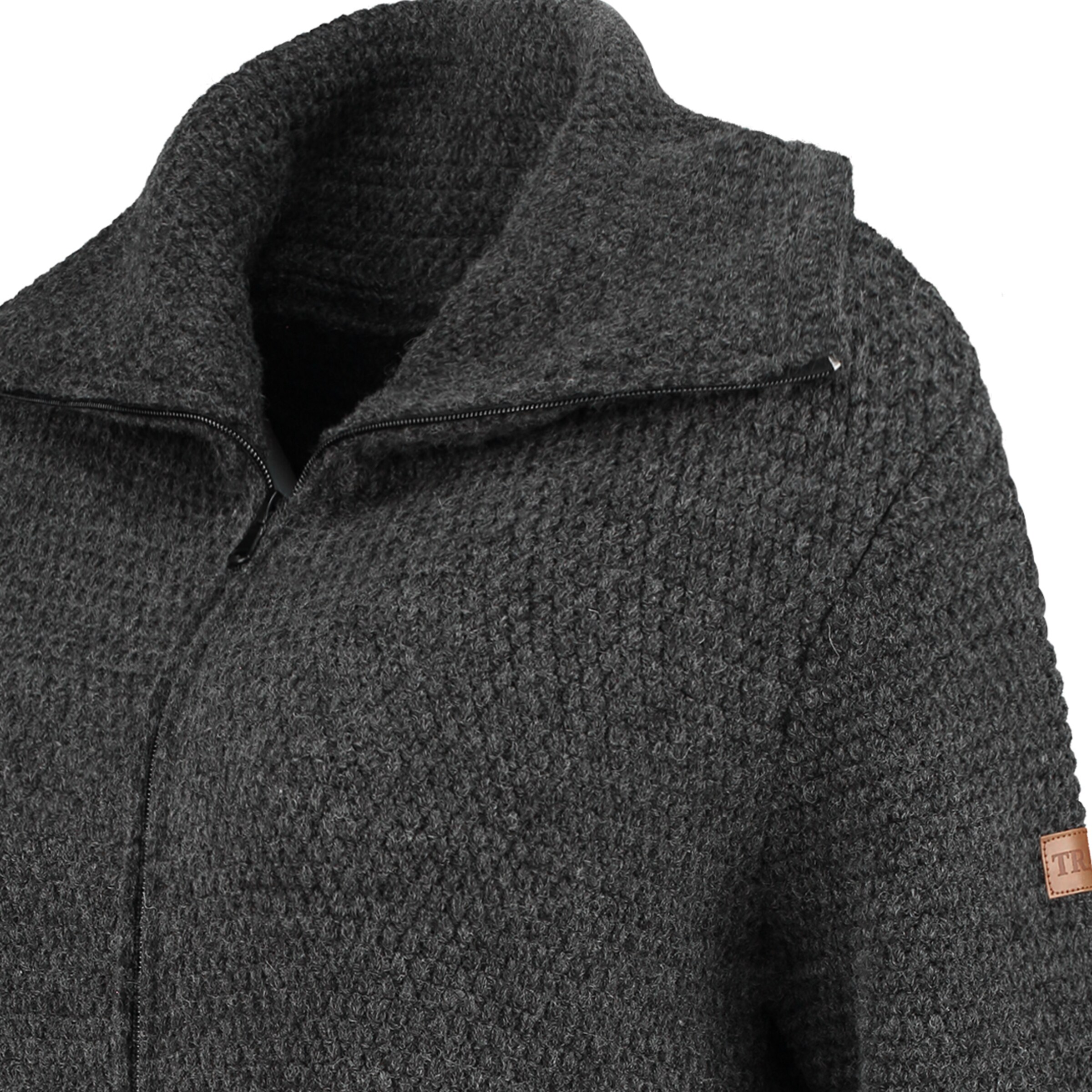 Travelin Knit cardigan ' Nivala ' in Grey