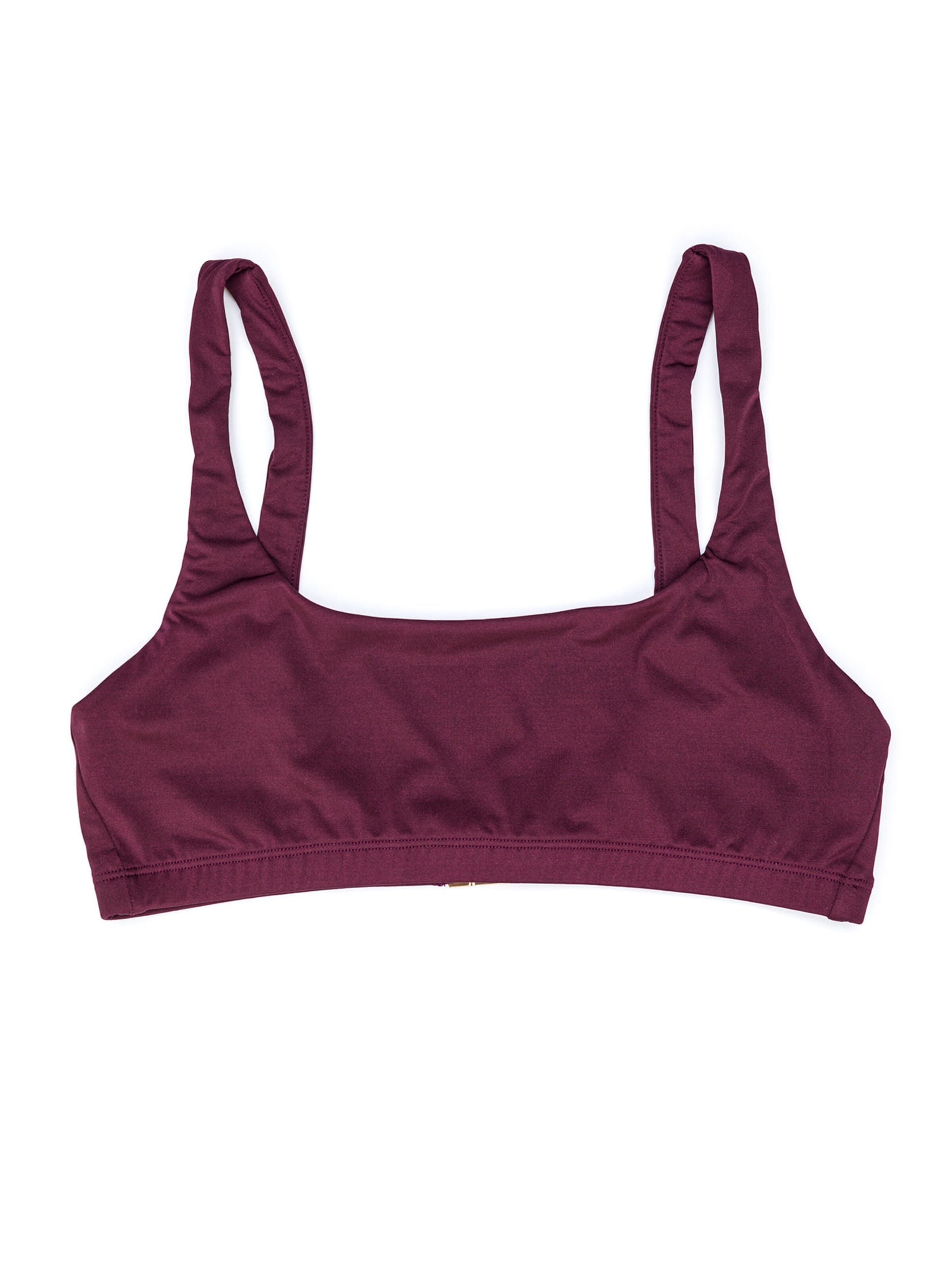 Matia Beachwear Bikinitop 'Heidi Grape - Halter Bikini Top'‌‌‌‌ in Lila: Vorderseite