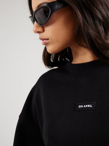 Sweat-shirt OH APRIL en noir