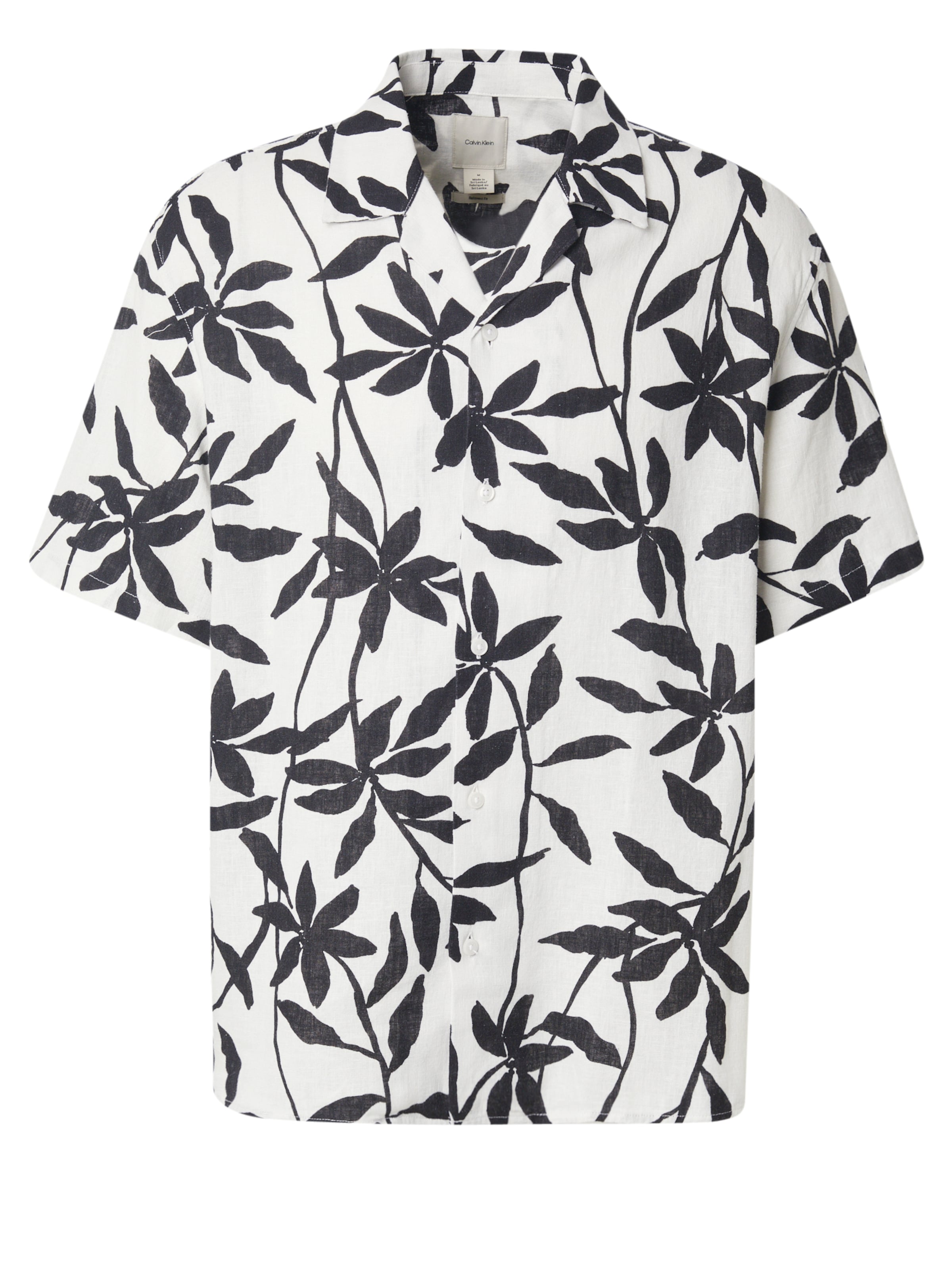 Comfort Fit Cămașă de la Calvin Klein pe alb: față