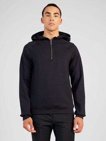 Casual Friday Sweatshirt 'Sigurd' in Black: front