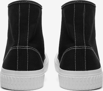 Bianco Sneakers hoog in Zwart