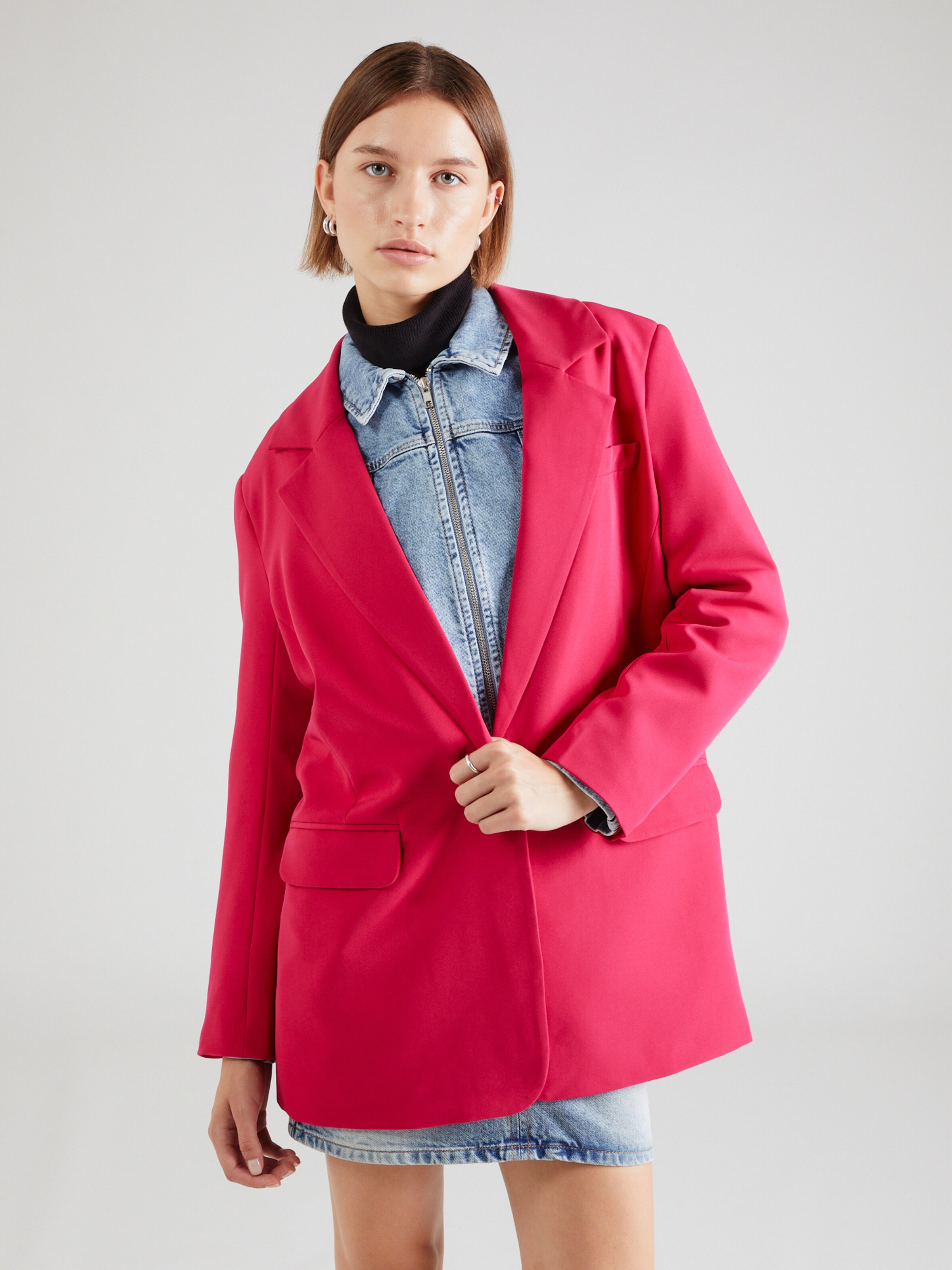 Dark shop pink blazer