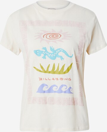 T-shirt fonctionnel BILLABONG en blanc : devant