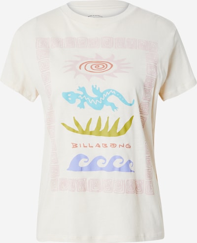 BILLABONG Функционална тениска в лазурно синьо / киви / лилав / бял памук, Преглед на продукта