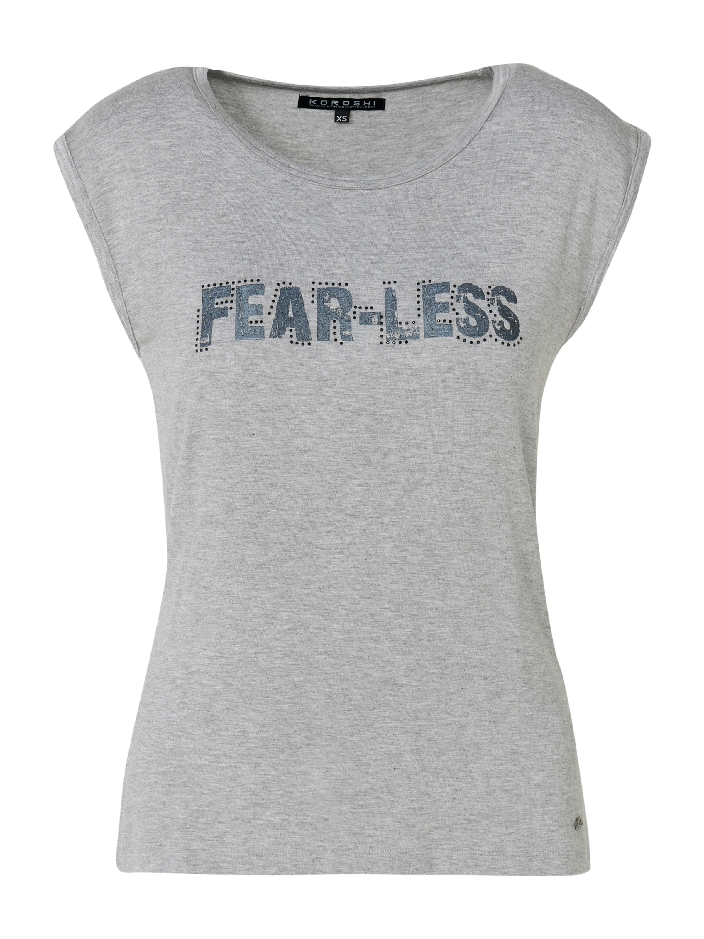 KOROSHI Top w kolorze szary: przód