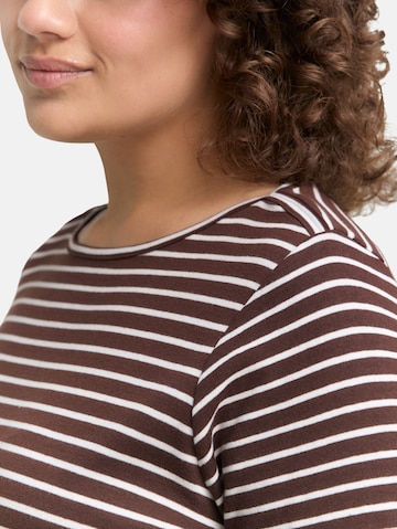 Tom Tailor Women + Majica | rjava barva