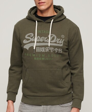 Felpa 'Heritage' di Superdry in verde