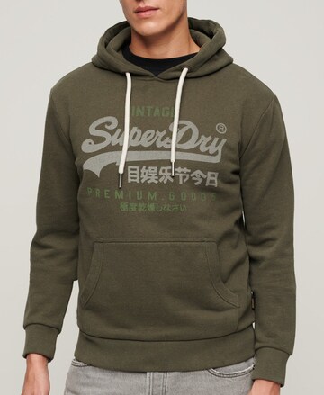 Superdry Sweatshirt 'Heritage' i grøn