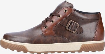 Rieker Lace-Up Boots in Brown