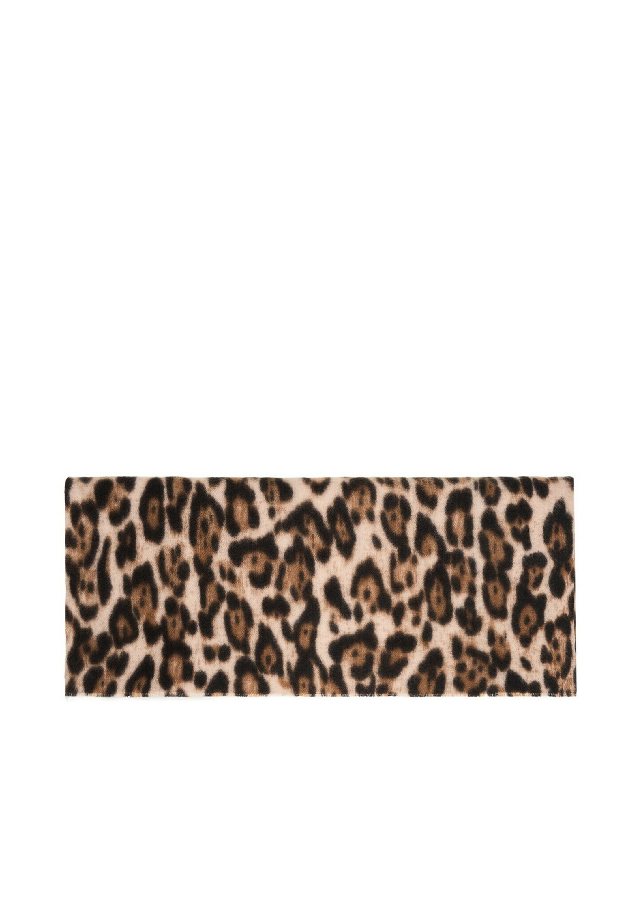 Bershka Scarf in One Size in Brown / Cappuccino / Black, Item view